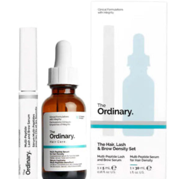 The Ordinary 
The Hair, Lash & Brow Density Set.